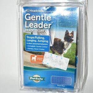 PetSafe Gentle Leader Headcollar No-Pull Dog Collar, Large, Royal Blue, NWT Bran